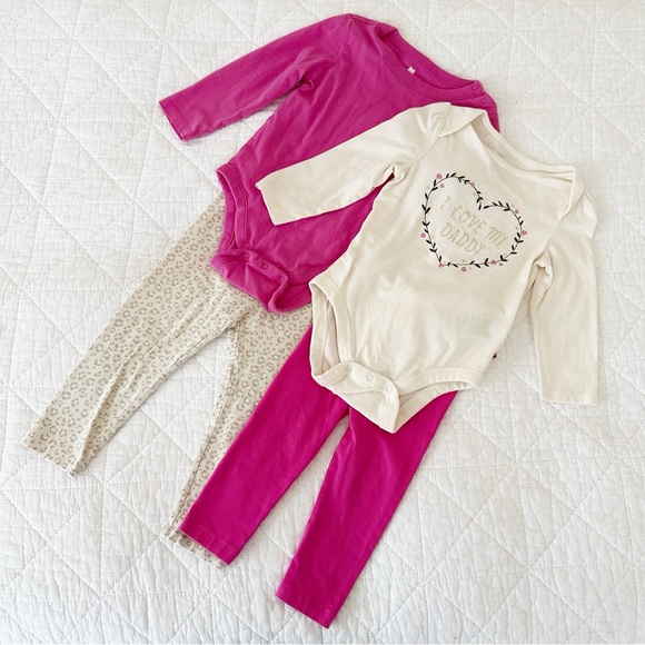 GAP Other - GAP Baby Girl Coordinating Bundle Bodysuits Leggings 18-24 Months